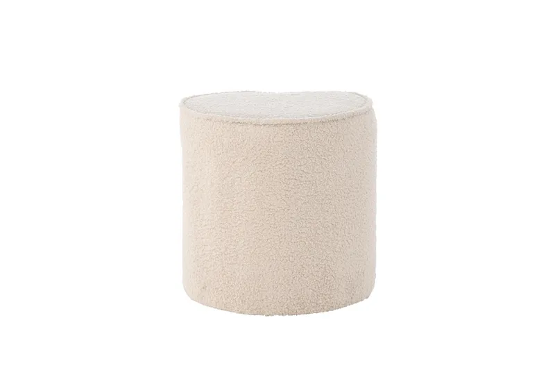 Heart Sittepuff, Beige