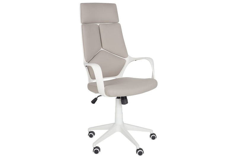 Kontorstol Delight Taupe/hvit - Taupe/hvit - Møbler - Stoler & lenestoler - Kontorstol & skrivebordsstol