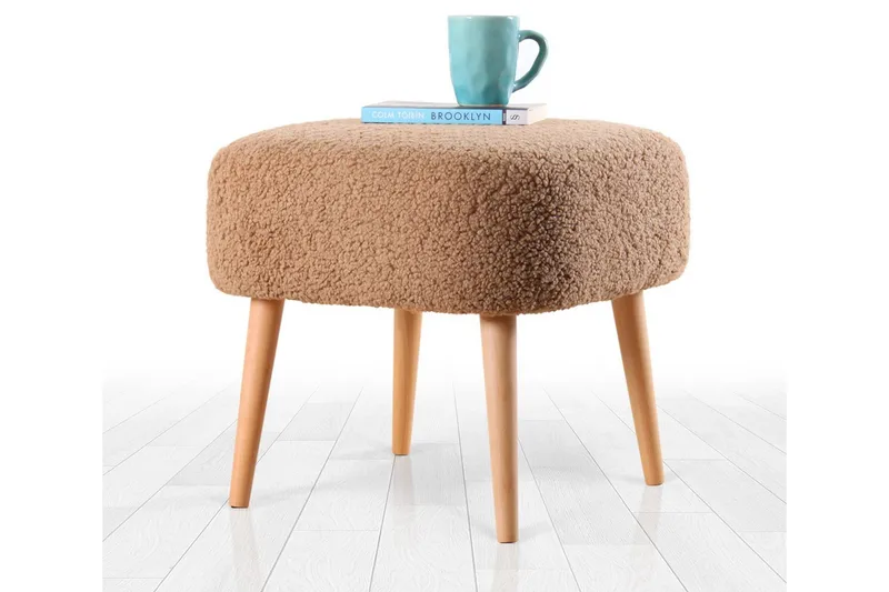 Anaro Sittepuff 45 cm Rektangulær, Brun