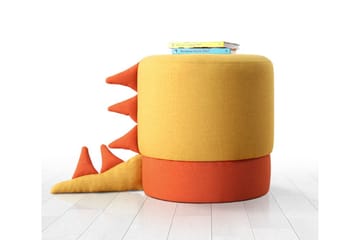 Anaro Sittepuff Rund - Gul - Møbler - Stoler & lenestoler - Krakk - Puff