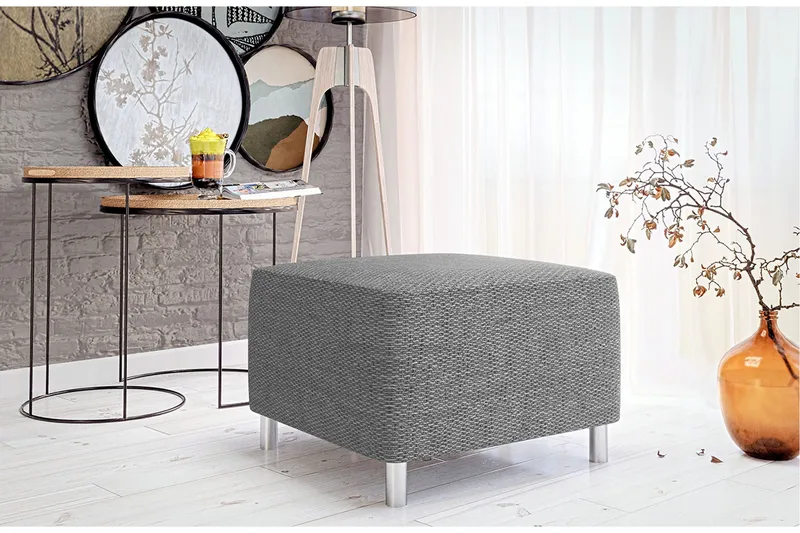 Dover Sittepuff 65x56x42 cm - Møbler - Stoler & lenestoler - Krakk - Puff
