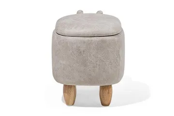 Hippo Puff 32 cm - Grå - Møbler - Stoler & lenestoler - Krakk - Puff