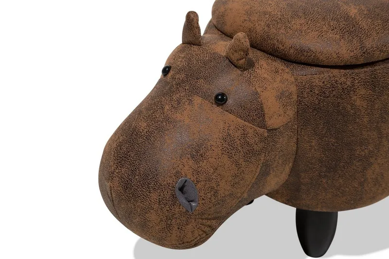 Hippo Puff 32 cm - Brun - Møbler - Stoler & lenestoler - Krakk - Puff