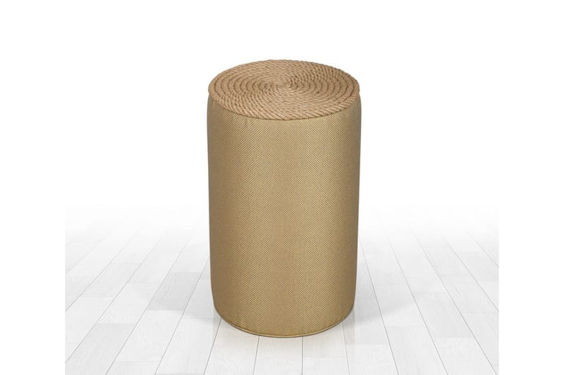 Larada Sittepuff 31 cm - Gull - Møbler - Stoler & lenestoler - Krakk - Puff