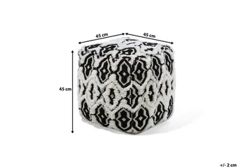 Orai Puff 45 cm - Svart - Møbler - Stoler & lenestoler - Krakk - Puff