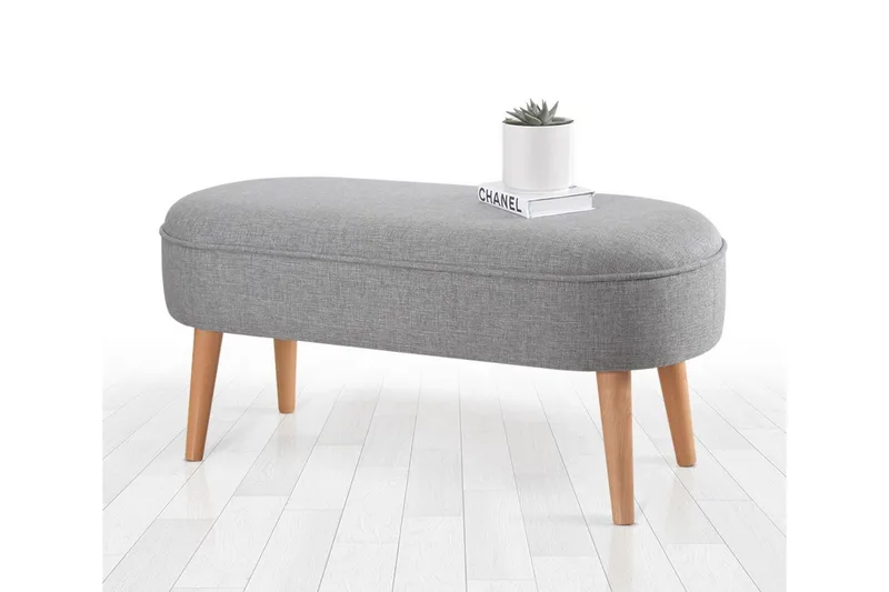 Werribee Sittepuff 100 cm, Grå