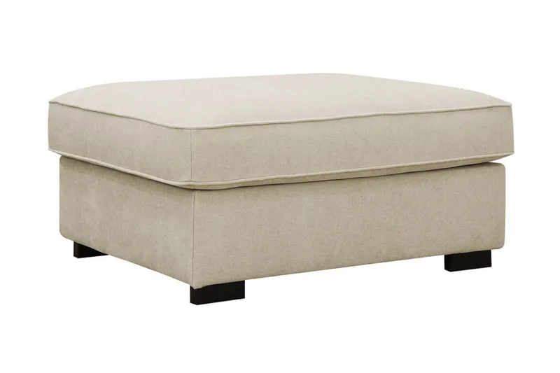 Rossita Puf i Fløyel, Beige