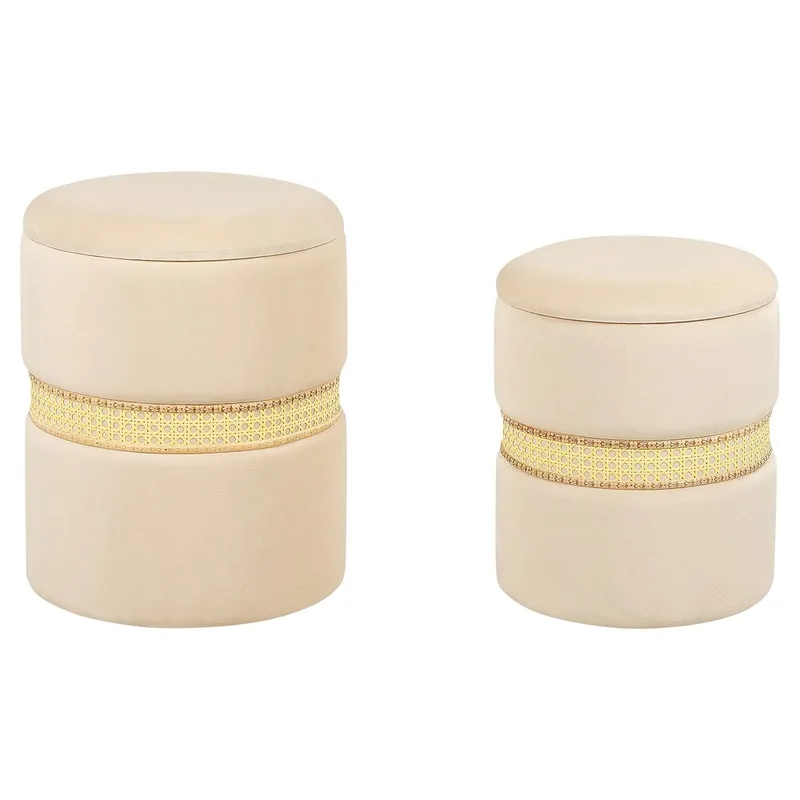 Sekk Medford 2-pakning, Beige