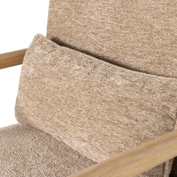 Lenestol Mark - Sand - Møbler - Stoler & lenestoler - Lenestoler