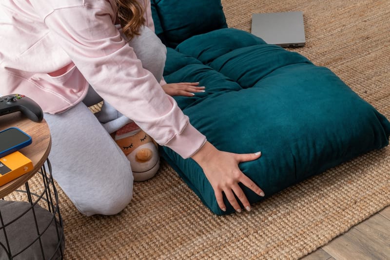 1-Seat Sofa-Bed Atelier Del Sofa Petrol Green - Møbler - Stoler & lenestoler - Lenestoler - Sovestol