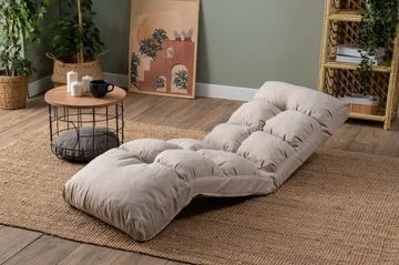 1-seters sovesofa Atelier Del Sofa Fuwa Single (60 x 50 x 60 cm) Krem - Møbler - Stoler & lenestoler - Lenestoler - Sovestol