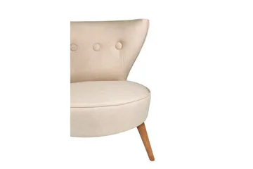 Biby Lenestol med Armlene - Beige - Møbler - Stoler & lenestoler - Lenestoler - Lenestoler uten armlene