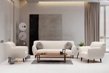 Ennadai Lenestol - Beige - Møbler - Stoler & lenestoler - Lenestoler