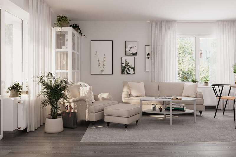 Howard Classic Lenestol - Beige - Møbler - Stoler & lenestoler - Lenestoler - Howard lenestol