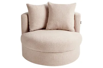 Lenestol Dalby Beige - Beige - Møbler - Stoler & lenestoler - Lenestoler - Lenestoler uten armlene