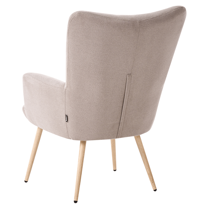 Lenestol Vejle - Beige - Møbler - Stoler & lenestoler - Lenestoler - Ørelappstol