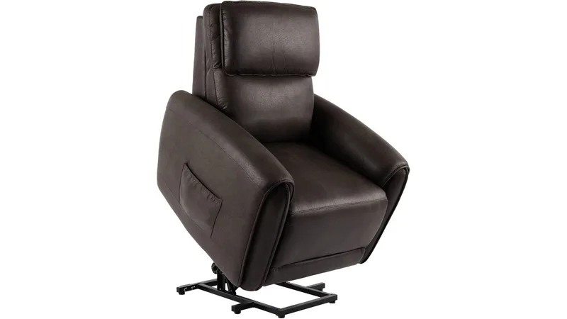 Lunaro reclinerlenestol elektrisk - Brun - Møbler - Stoler & lenestoler - Lenestoler - Recliner & kinostol
