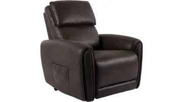 Lunaro reclinerlenestol elektrisk - Brun - Møbler - Stoler & lenestoler - Lenestoler - Recliner & kinostol