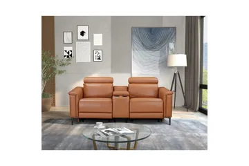 Lund Liggestol - Brun - Møbler - Sofaer - Reclinersofaer - 2 seters kinosofa & reclinersofa