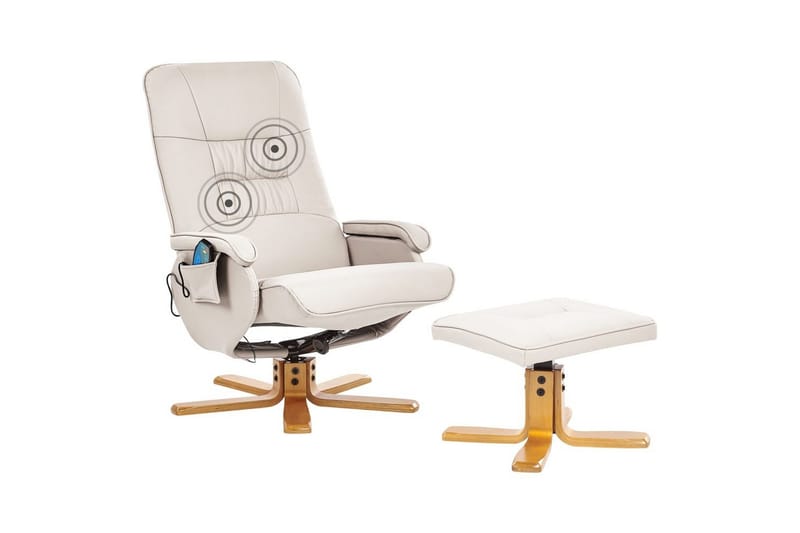 Massasjestol Relaxpro, Beige, Lys Tre