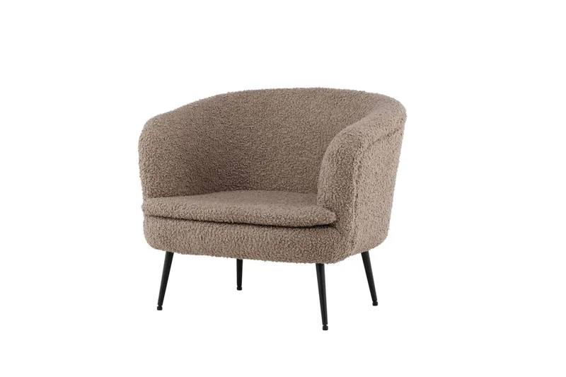 Nordkoster Loungelenestol, Svart/Beige