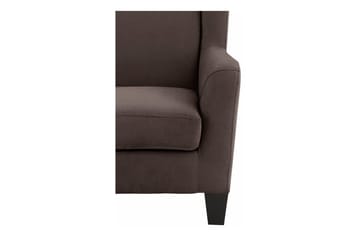 Silfa Lenestol Microfiber - Brun - Møbler - Stoler & lenestoler - Lenestoler - Ørelappstol