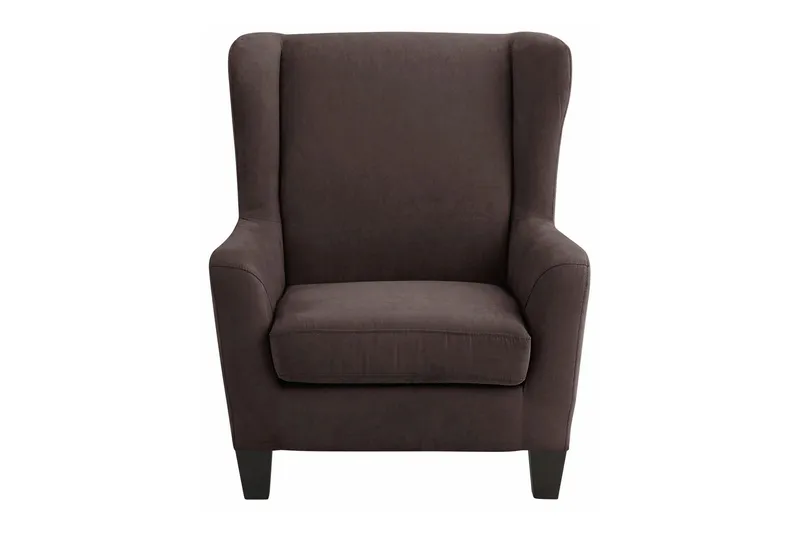 Silfa Lenestol Microfiber - Brun - Møbler - Stoler & lenestoler - Lenestoler - Ørelappstol