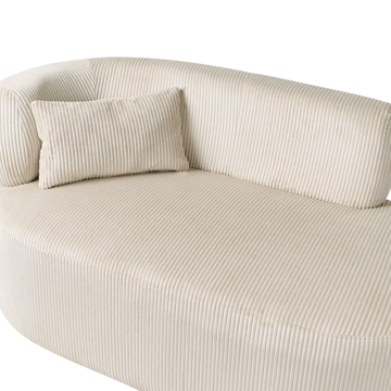 Sjeselong Vanvey venstrevendt - Lys beige - Møbler - Sofaer - Dagsenger