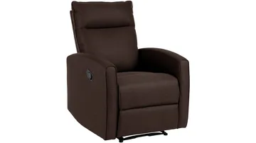Solvane reclinerlenestol i stoff - Sjokoladebrun - Møbler - Stoler & lenestoler - Lenestoler - Recliner & kinostol