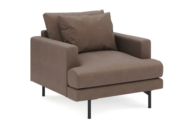 Menard Stor Lenestol Stoff, Brun