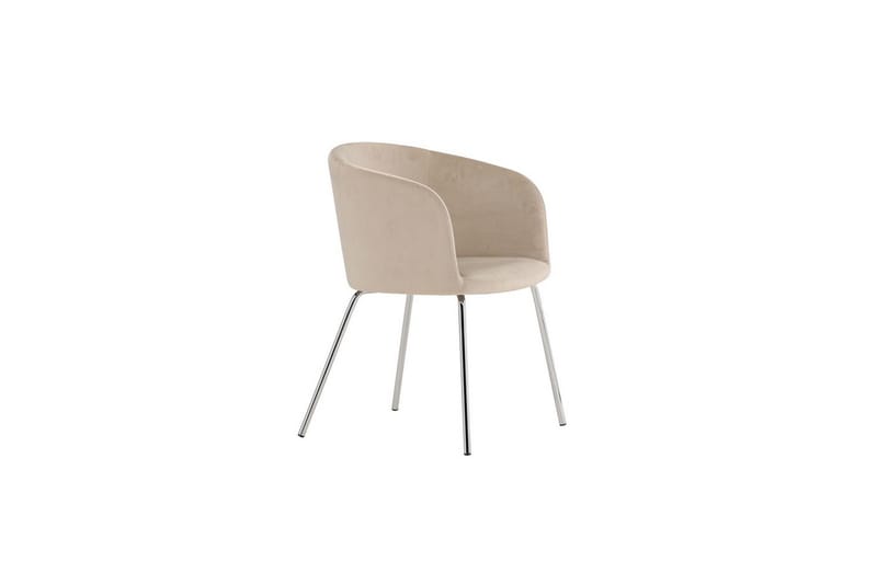 Spisestol Berit - Beige - Møbler - Stoler & lenestoler - Spisestuestoler & kjøkkenstoler