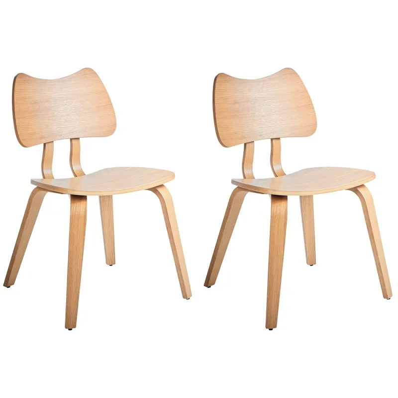Spisestol Diana 2-pakning, Lys brun