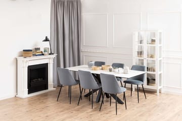 Spisestol HOME4YOU Ines Grå/svart - grå/svart - Møbler - Stoler & lenestoler - Spisestuestoler & kjøkkenstoler