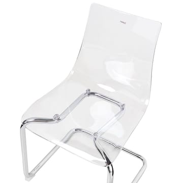 Spisestol Marshall 2-pakning - Transparent, Sølv - Møbler - Stoler & lenestoler - Spisestuestoler & kjøkkenstoler