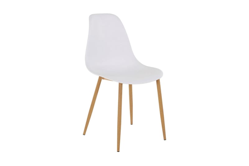 Abia Spisestol Plast 2-pk, Hvit