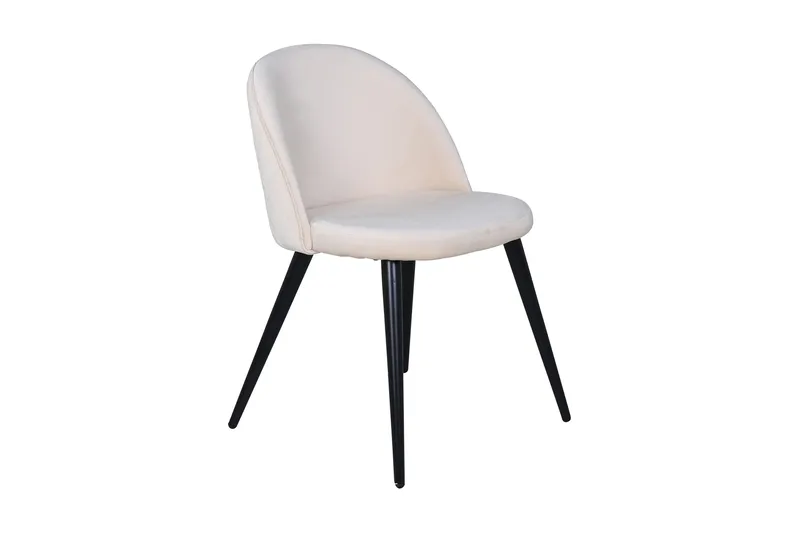 Velvet Stitches Spisestol, Sort