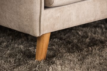 Trend Lyx Lenestol - Beige/Eik - Møbler - Stoler & lenestoler - Lenestoler
