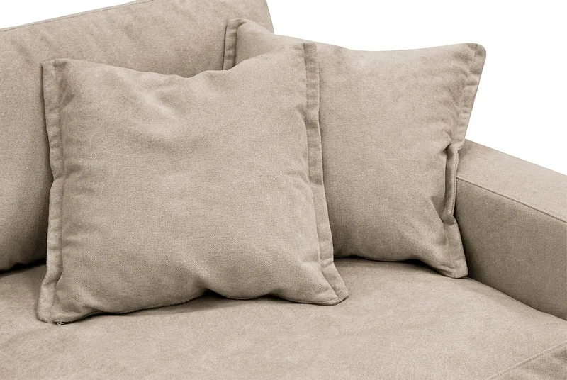Valencia ekstra dyp 5-seters sofa i chenille - Brun - Møbler - Sofaer