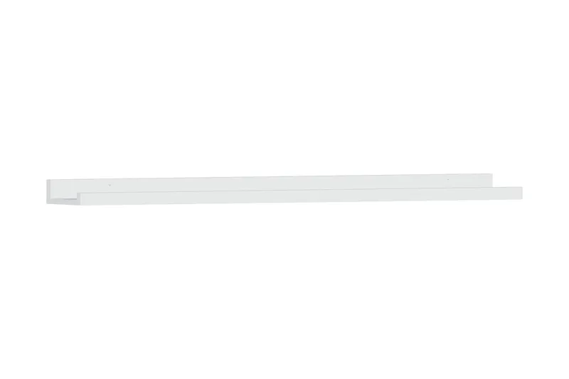 White Shelf Bildehylle MDF 110 cm, Hvit