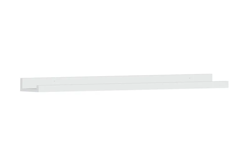 White Shelf Bildehylle MDF 90 cm, Hvit