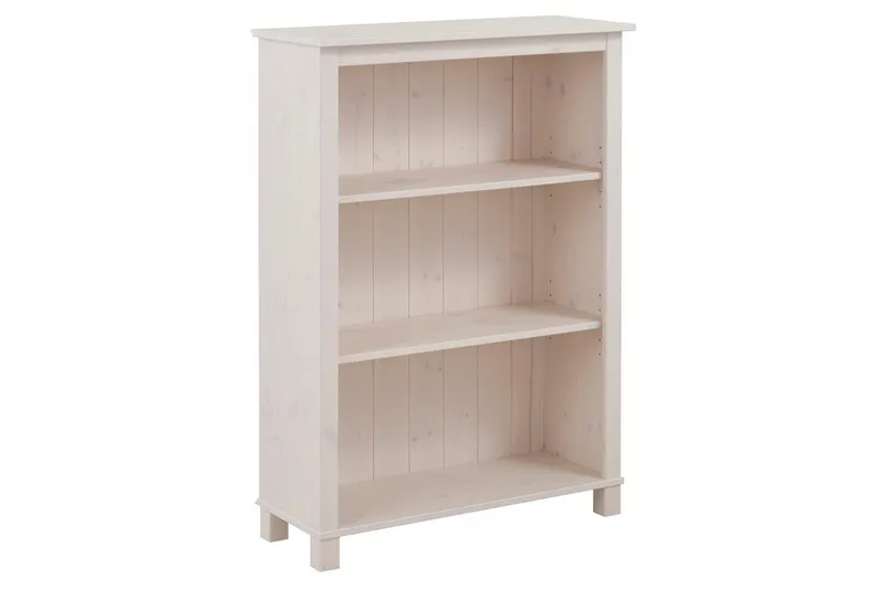 Bokhylle Pivo 77x31x106 cm, Hvit, 77x31x106 cm, Hvit