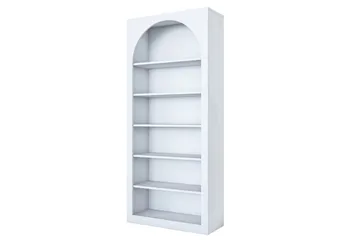 Eimar Bokhylle 80 cm - Hvit - Oppbevaring - Hyller - Bokhylle