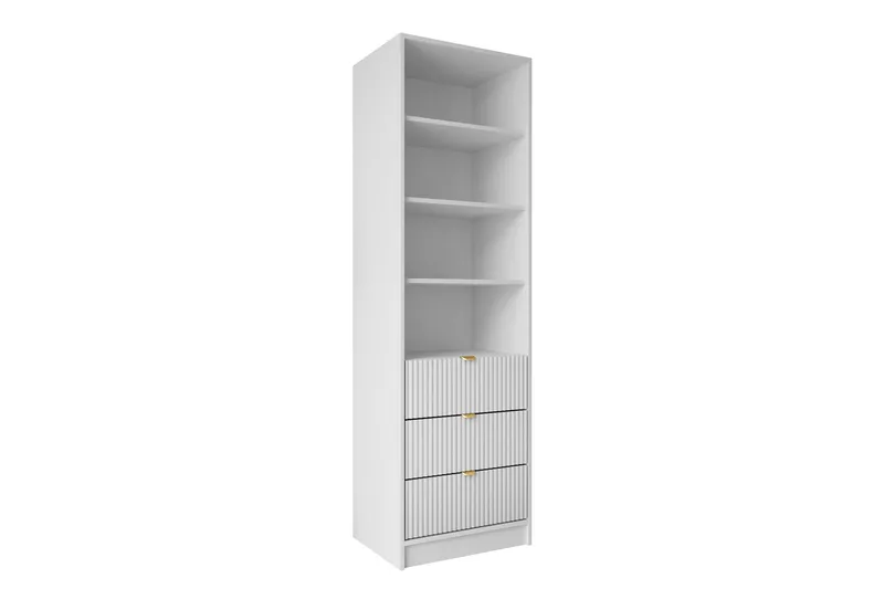 Gudelia Bokhylle 60x40 cm, Hvit