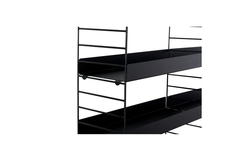 Hyler Homitis Pira Hylle 98 cm Svart - Oppbevaring - Hyller - Hyllesystem