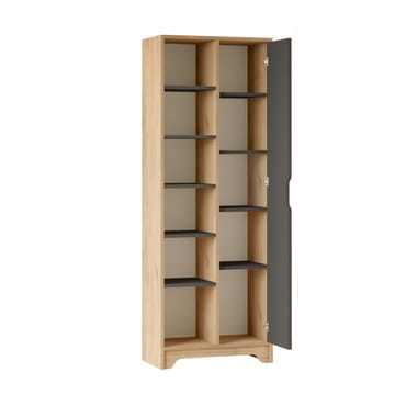 Multi Purpose Cabinet Homitis Eik antrasitt - Oppbevaring - Hyller - Bokhylle