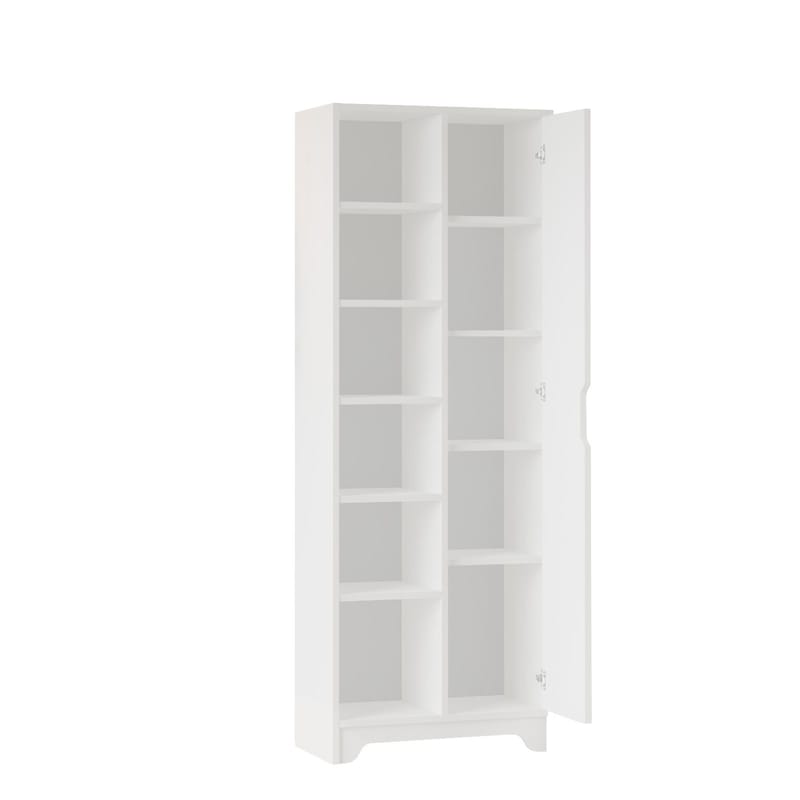 Multi Purpose Cabinet Homitis Hvit - Oppbevaring - Hyller - Bokhylle