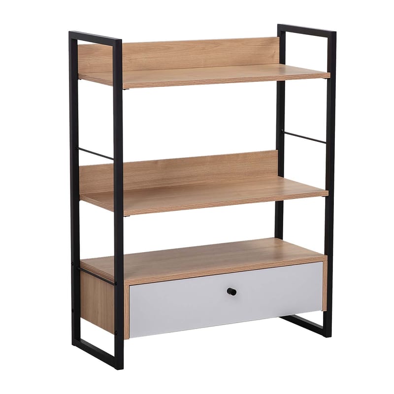 Shelf HOME4YOU, eik/hvit