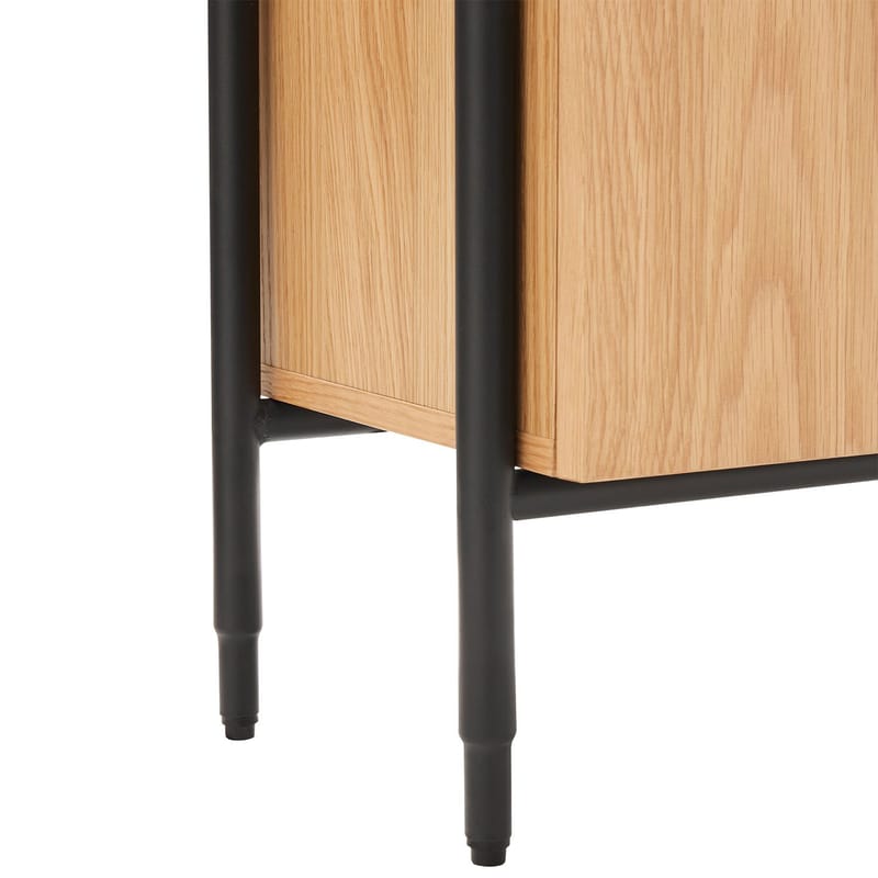 Shelf HOME4YOU - eik/svart - Oppbevaring - Hyller - Hylleplan & hyllekonsoll