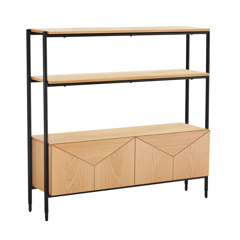 Shelf HOME4YOU, eik/svart