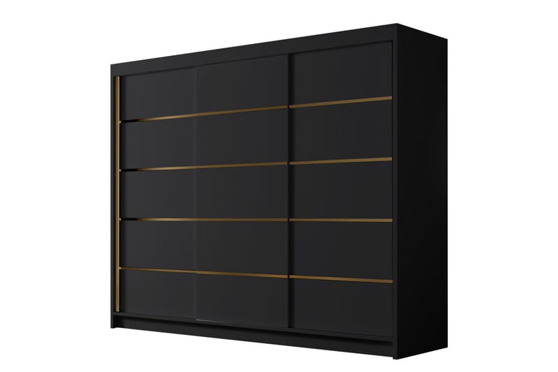 Cinerea Garderobe 250x215 cm, Svart